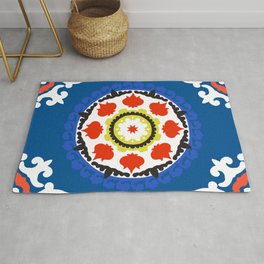 Bold and bright beauty of suzani patterns ver.5 Rug