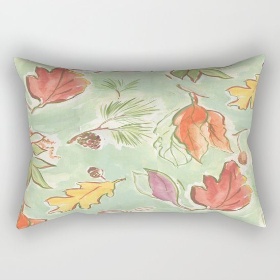 start to fall Rectangular Pillow