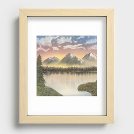 Paradise Away by Hafez Feili. Recessed Framed Print