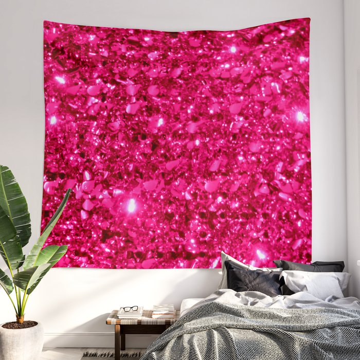 Hot pink tapestry sales