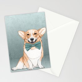 Corgi Dog Stationery Card