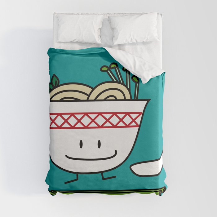 Happy Pho Duvet Cover