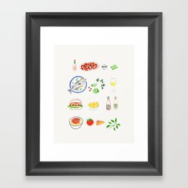Meal Adventure Framed Art Print