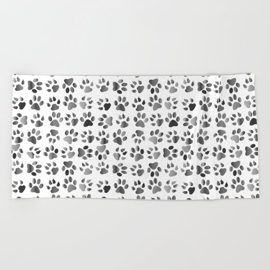 Muddy Paws Beach Towel