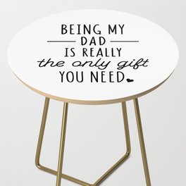 Funny Father's Day Gift Side Table
