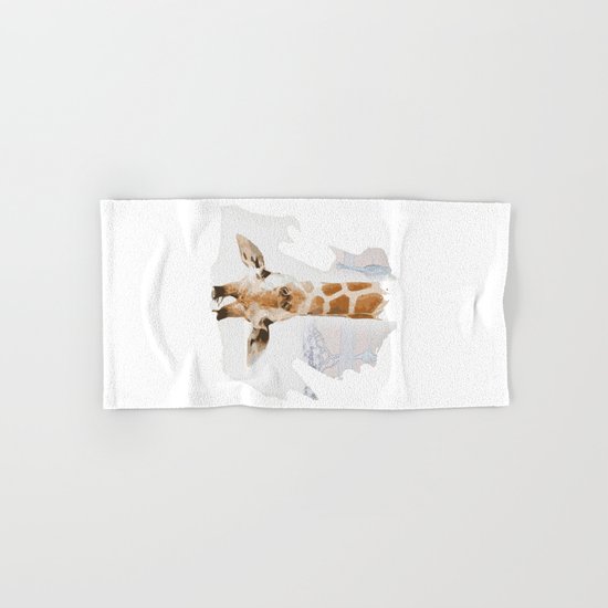 Giraffe Hand & Bath Towel