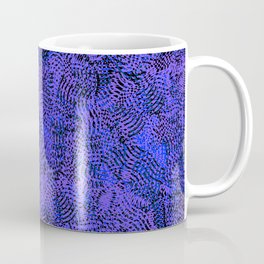 Lavender Violet Electric Knitwear Background Pattern Coffee Mug