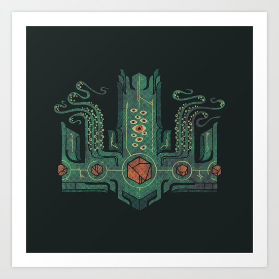 The Crown of Cthulhu Art Print