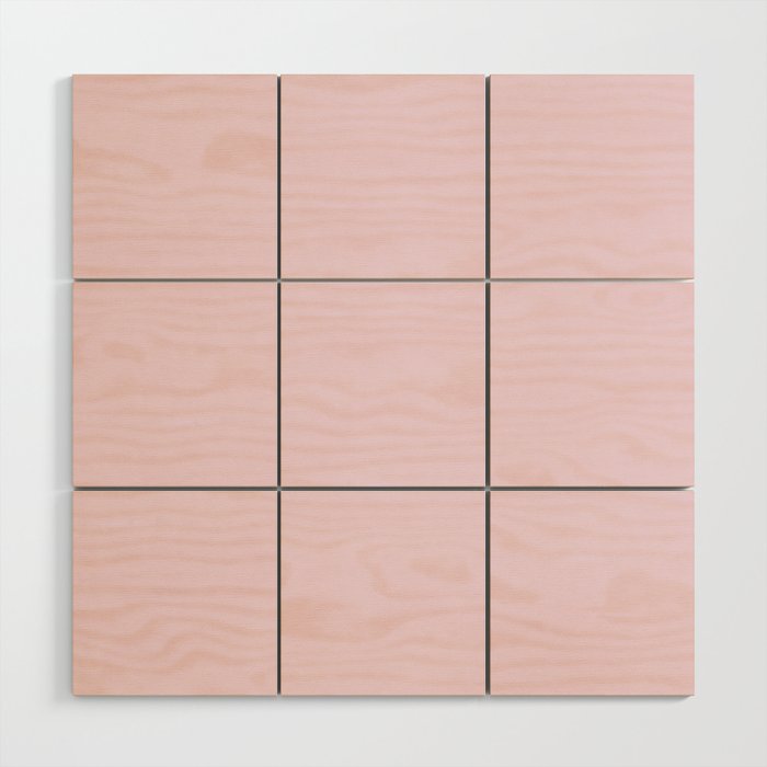 Premium Pink Wood Wall Art