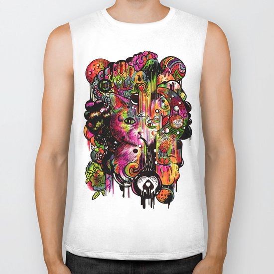 Amygdala Malfunction Biker Tank