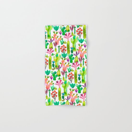 Cacti garden Hand & Bath Towel