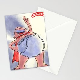 Captain Underpants Stationery Card