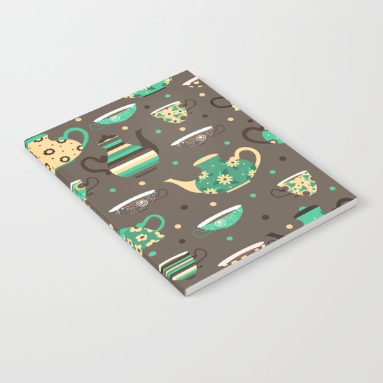 Tea pattern. Notebook