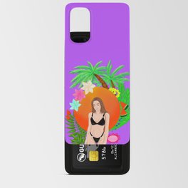 Hot summer/ Purple  Android Card Case