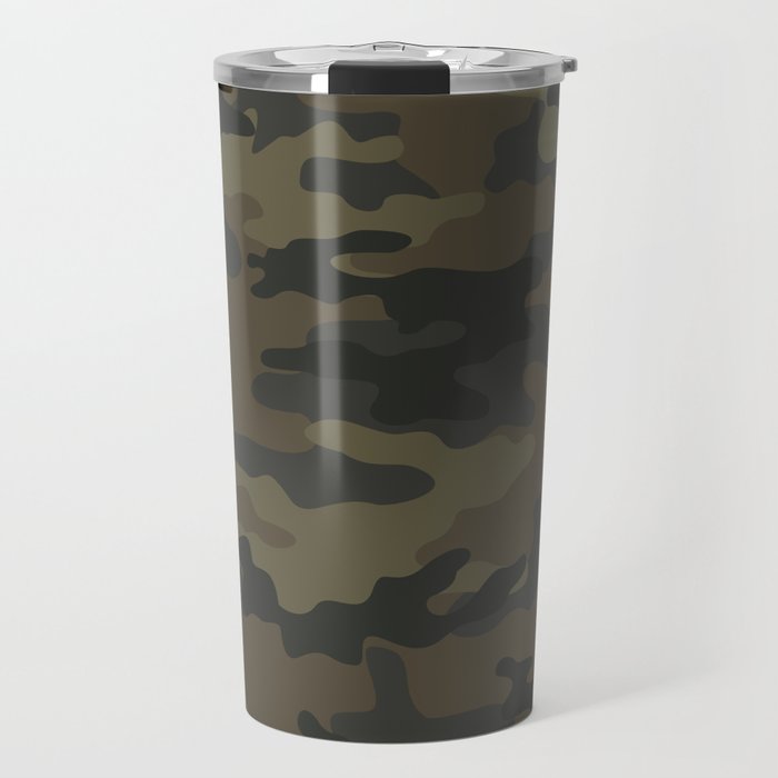 vintage military camouflage Travel Mug
