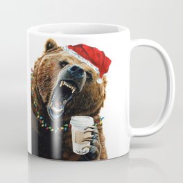 Grizzly Mornings Christmas Mug