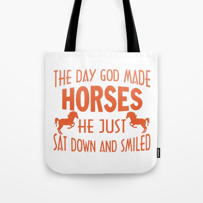GOD MADE HORSES Tote Bag