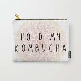 Hold My Kombucha - Rose Gold Carry-All Pouch