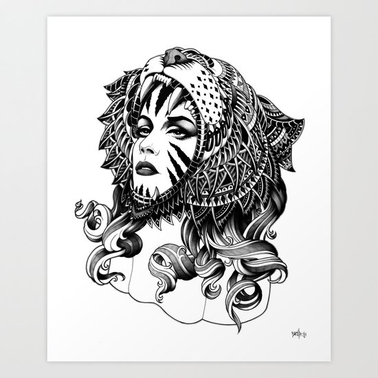 Tigress Art Print