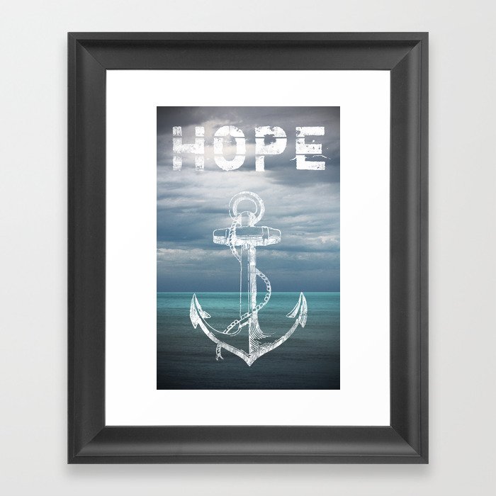 Hope Anchor Framed Art Print