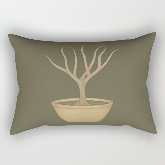 Bonsai Tree Rectangular Pillow