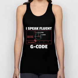 CNC Machinist Programmer design Gift for Men and Women Tank Top