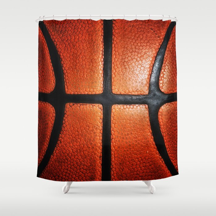 Basketball Shower Curtain By Ali Society6 Basketball Shower Curtain