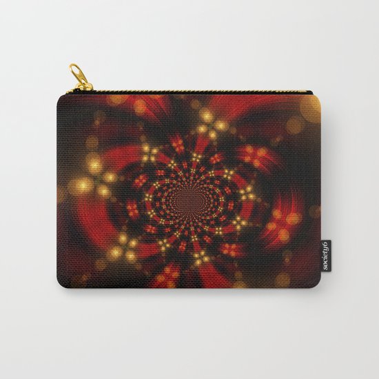 Christmas-Fractal Carry-All Pouch