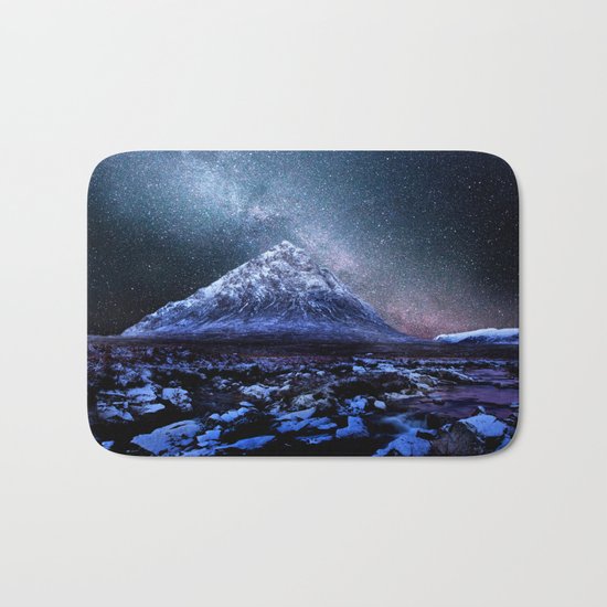 Milky Way Mountain Bath Mat