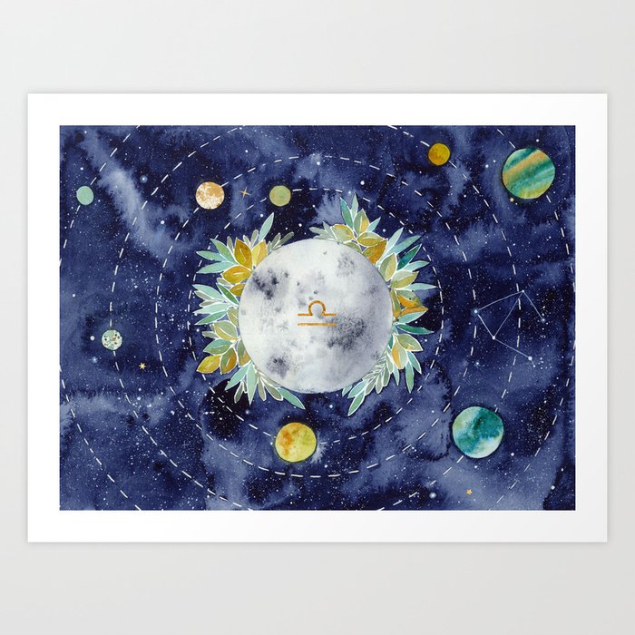 Libra Art Print