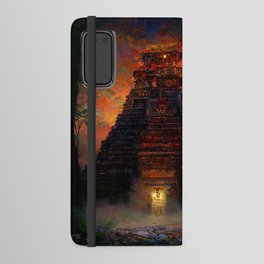 Ancient Mayan Temple Android Wallet Case