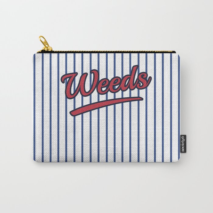 Weeds Typographic Design Carry-All Pouch