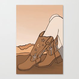 Cowgirl Dreamer Two Canvas Print