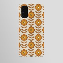 70s Retro Mid-Century Floral Pattern Android Case