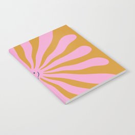 Cute Retro Sun Face  Notebook