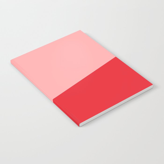 Stripe Block (red/pink) Notebook