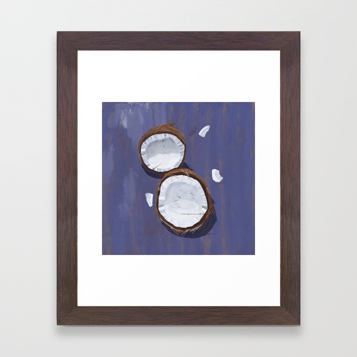 The Coconut Nut Framed Art Print