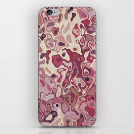 Brown, White, Purple abstract Water Color Design Gift Pattern iPhone Skin