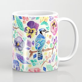 Blue Jay Winter Garden Mug