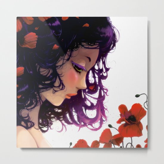 Les fleurs rouges... Metal Print