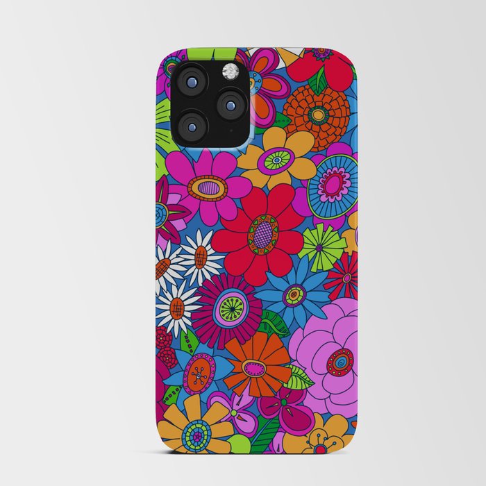 Moddy-Mod Floral (Brighter Version) by lalalamonique iPhone Card Case