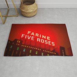 Iconic Montreal - Farine Five Roses Area & Throw Rug