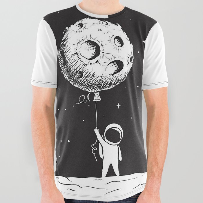 Fly Moon All Over Graphic Tee