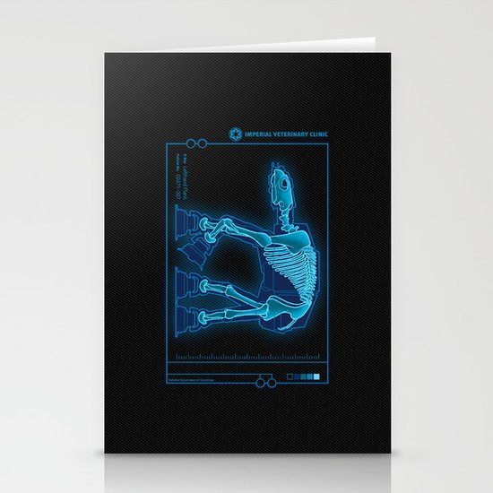 At-At Anatomy Stationery Cards