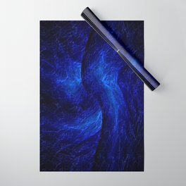 Blue Vortex  Wrapping Paper