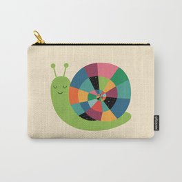 Snail Time Carry-All Pouch | Illustration, Graphic, Vector, Drawing, Design, Snail, Digital, Calm, Time, Life 