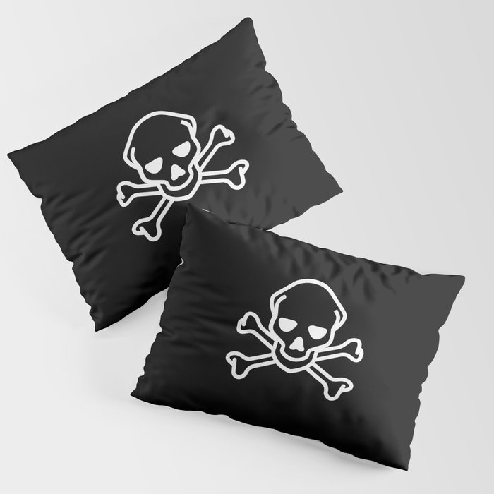 Pirat's flag or Jolly Roger 1 Pillow Sham