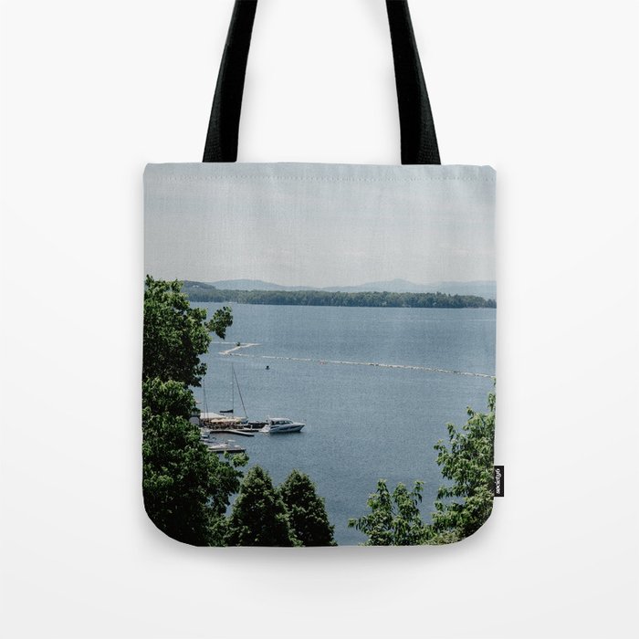 look at the pier Tote Bag