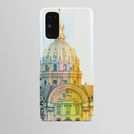 Paris France Les Invalides Cathedral Mixed Media Art Android Case