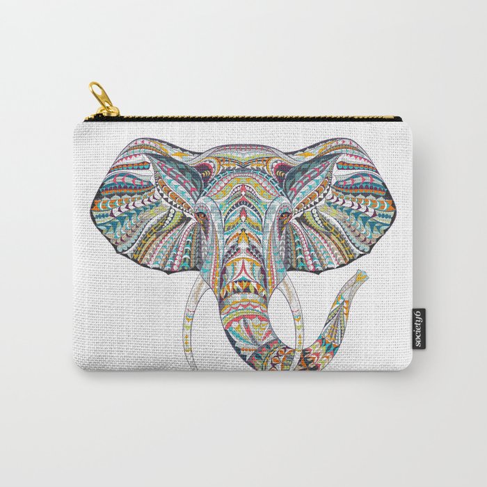 Elephant Design Carry-All Pouch